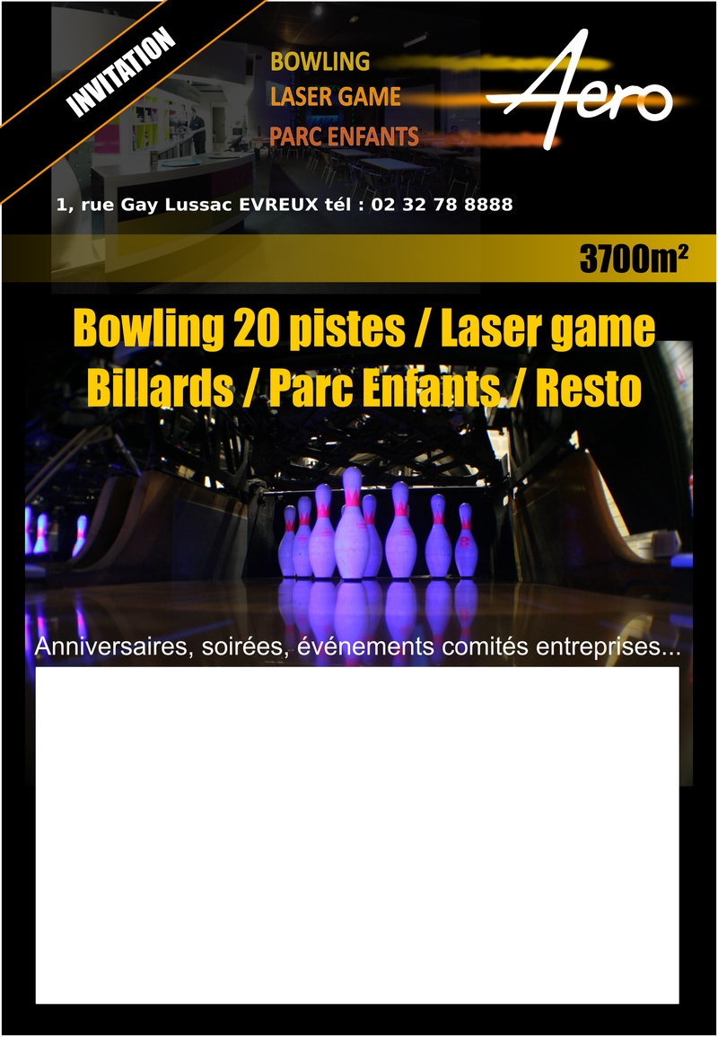 Cartons D Invitation Bowling D Evreux
